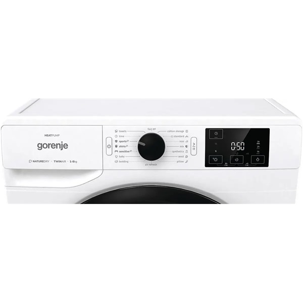 Gorenje DNE82/GN fehér, 8 kg, hőszivattyús, szárítógép (Újszerű)