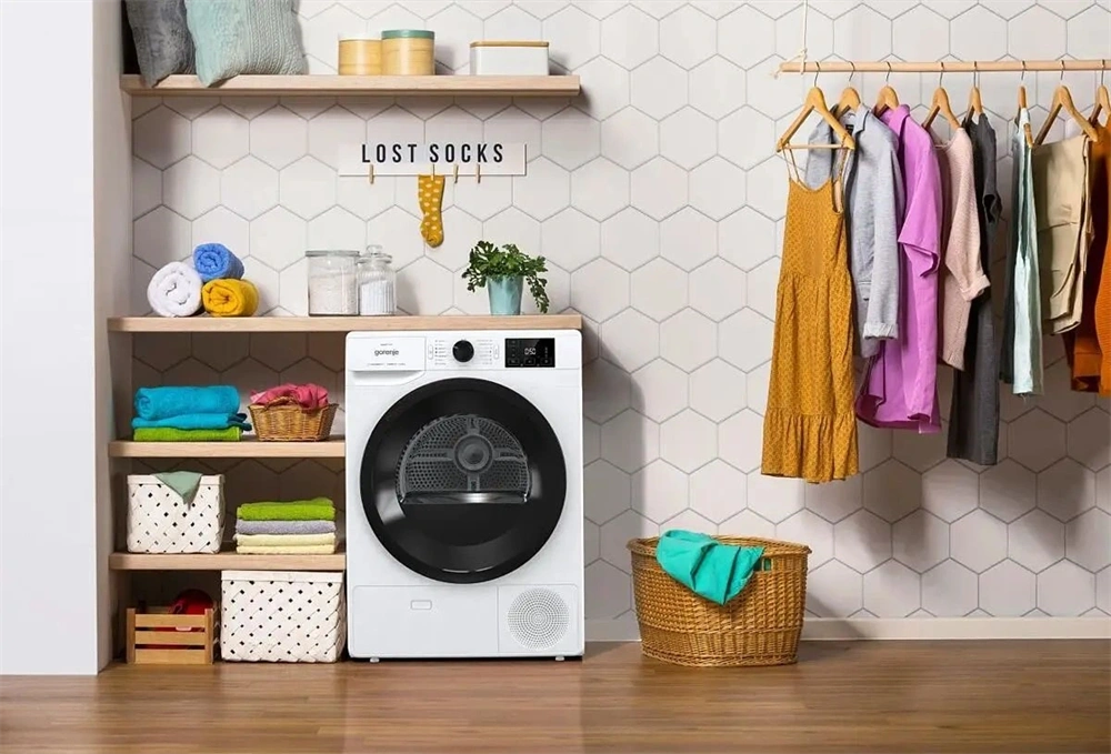 Gorenje DNE82/GN fehér, 8 kg, hőszivattyús, szárítógép (Használt - B)