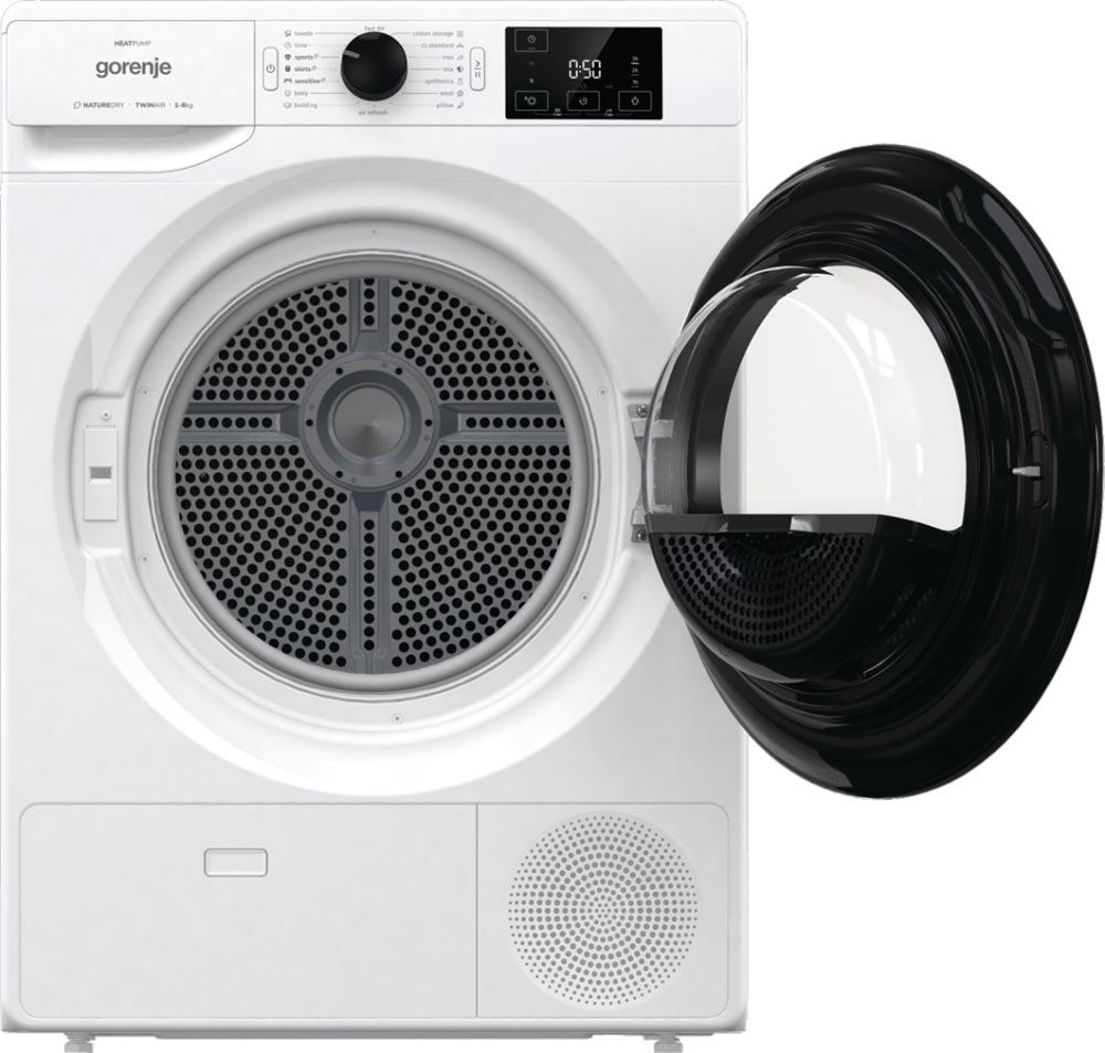 Gorenje DNE83/GN fehér, 8 kg, hőszivattyús, szárítógép