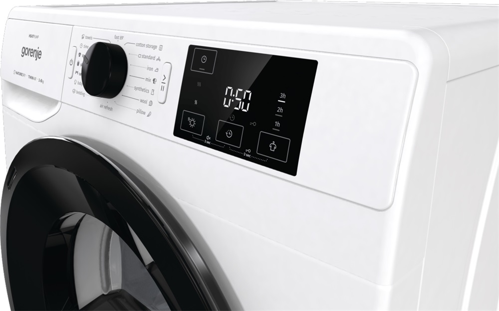 Gorenje DNE83/GN fehér, 8 kg, hőszivattyús, szárítógép