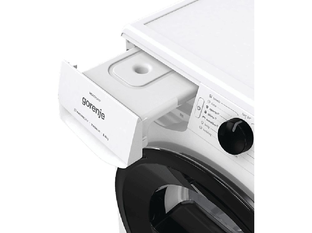 Gorenje DNE83/GN fehér, 8 kg, hőszivattyús, szárítógép