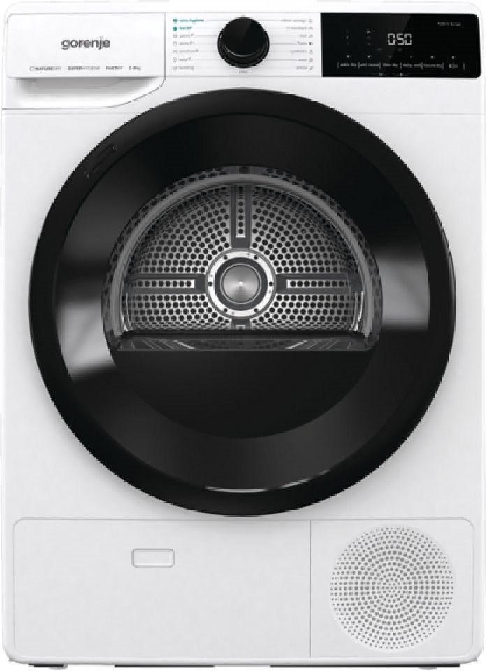 Gorenje DNS12 fehér, 10 kg, hőszivattyús, szárítógép
