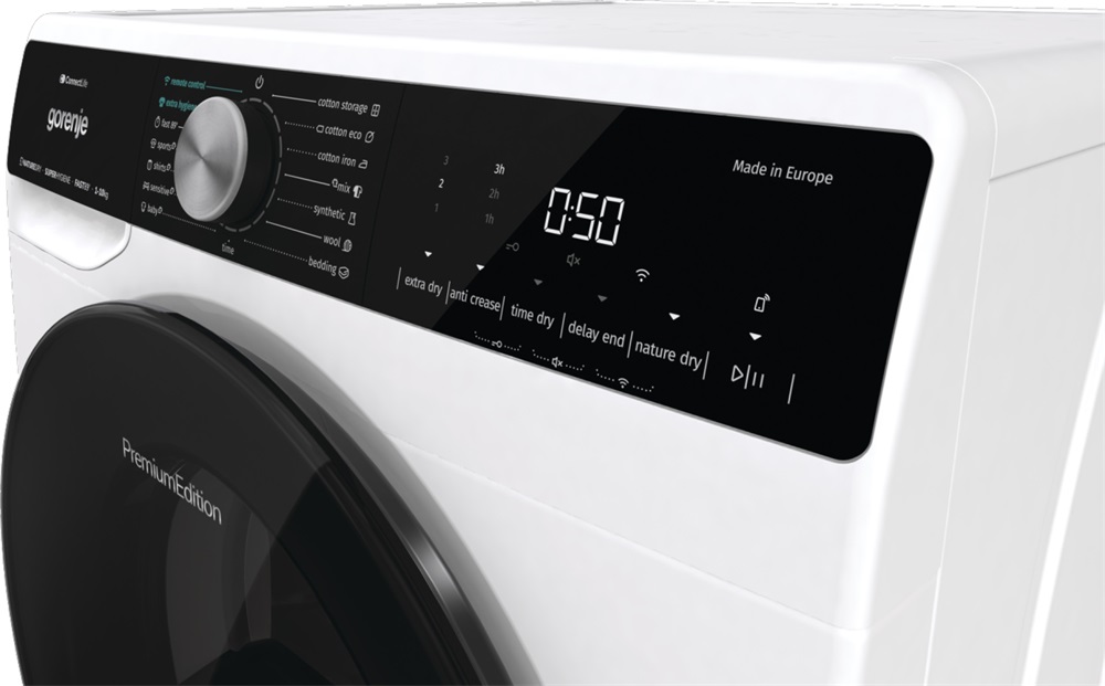 Gorenje DNS12 fehér, 10 kg, hőszivattyús, szárítógép