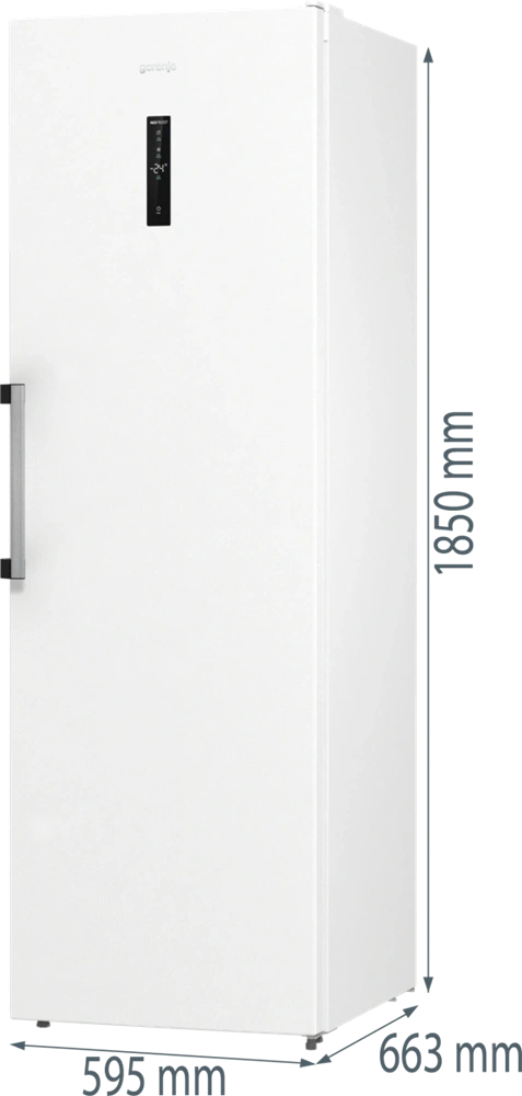 Gorenje FN619DAW6 fehér, Fagyasztó: 280L, fagyasztószekrény