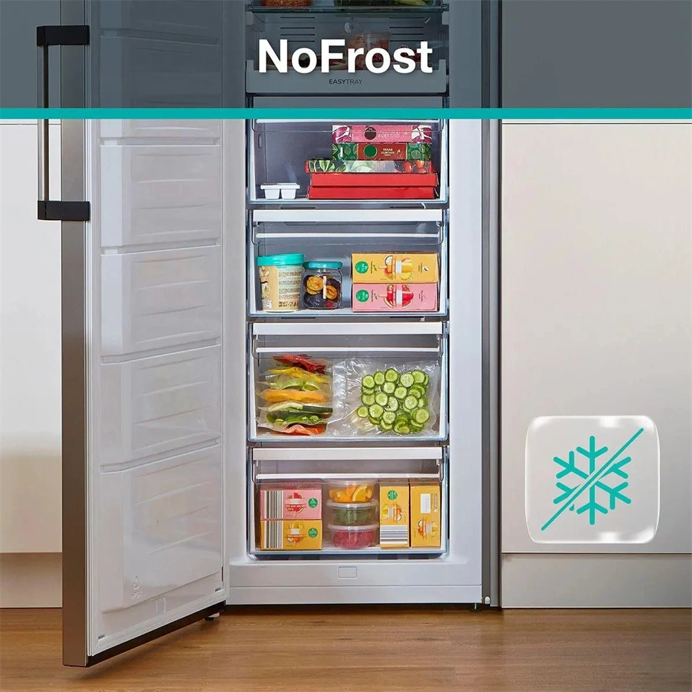 Gorenje FN619DAXL6 inox, No Frost, szabadonálló, fagyasztószekrény