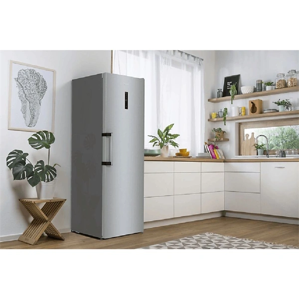 Gorenje FN619EAXL6 inox, egyajtós, Fagyasztó:280L, No frost fagyasztószekrény (Használt - B)