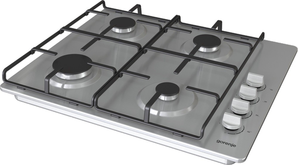 Gorenje G640XHS inox, beépíthető, gáz, főzőzóna: 4, beépíthető méret: 56cm, főzőlap