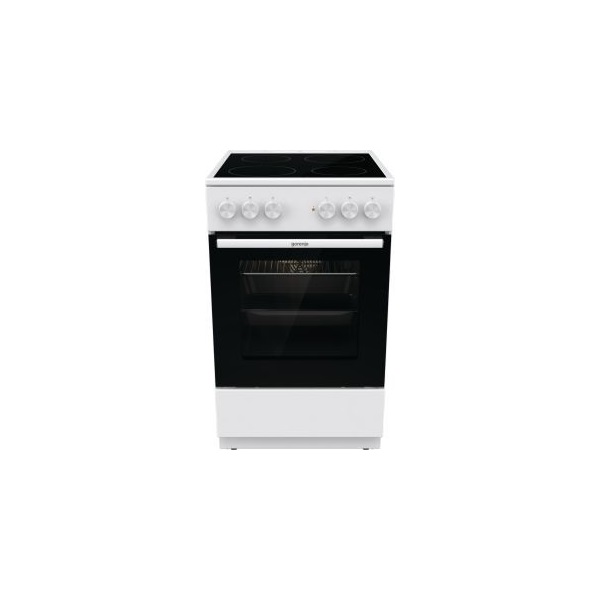 Gorenje GEC5A41WG fehér kerámilapos tűzhely (Használt - A)
