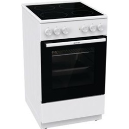 Gorenje GEC5A41WG fehér kerámilapos tűzhely (Használt - A)