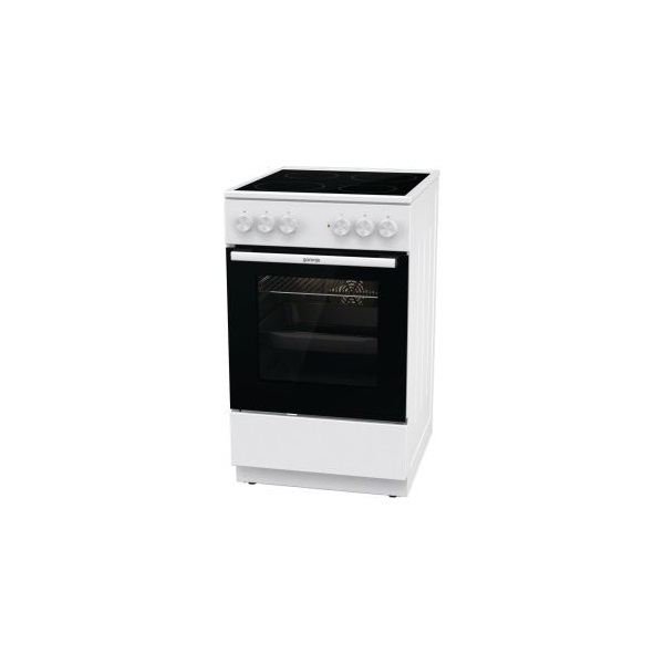 Gorenje GEC5A41WG fehér kerámilapos tűzhely (Használt - A)