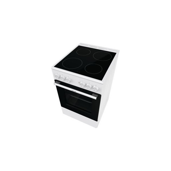 Gorenje GEC5A41WG fehér kerámilapos tűzhely (Használt - A)