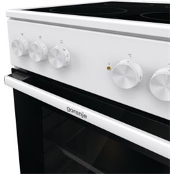 Gorenje GEC5A41WG fehér kerámilapos tűzhely (Használt - A)