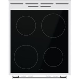 Gorenje GEC5A41WG fehér kerámilapos tűzhely (Használt - A)