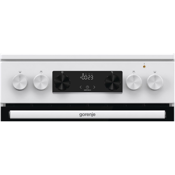 Gorenje GEC5C42WG fehér, szabadonálló, kerámialapos, elektromos, főzőzóna: 4, sütő:70L, grill, tűzhely (Újszerű)