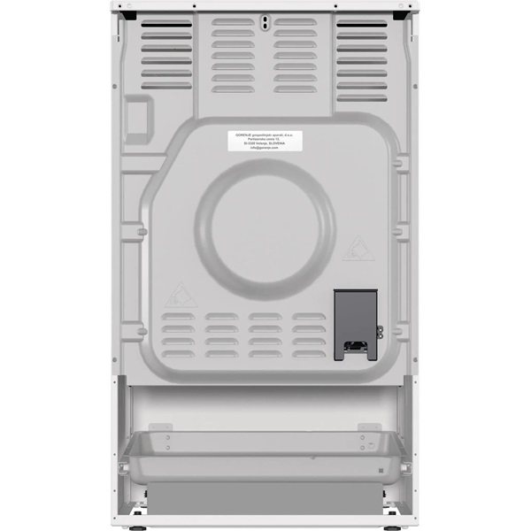 Gorenje GEC5C42WG fehér, szabadonálló, kerámialapos, elektromos, főzőzóna: 4, sütő:70L, grill, tűzhely (Újszerű)