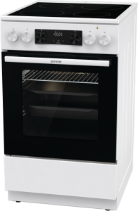 Gorenje GEC5C42WG fehér, szabadonálló, kerámialapos, elektromos, főzőzóna: 4, sütő:70L, grill, tűzhely