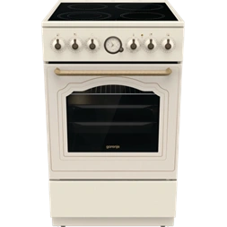 Gorenje GECS5B70CLI bézs, szabadonálló, kerámialapos, elektromos, főzőzóna:4, sütőtér:70L, tűzhely