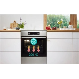 Gorenje GECS5B70CLI bézs, szabadonálló, kerámialapos, elektromos, főzőzóna:4, sütőtér:70L, tűzhely