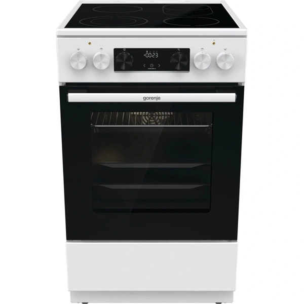 Gorenje GECS5C70WA fehér, szabadonálló, kerámialapos, elektromos, főzőzóna: 4, sütő:70L, grill, tűzhely (Újszerű)