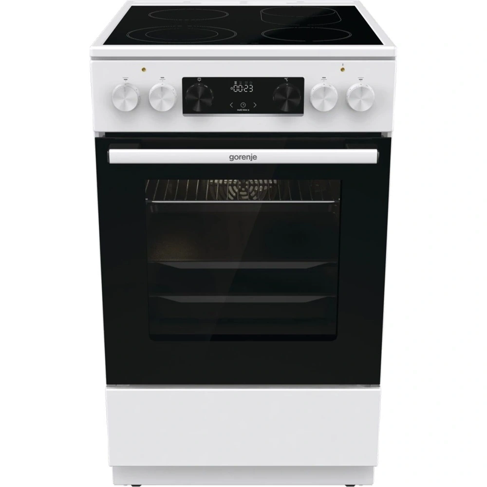 Gorenje GECS5C70WA fehér, szabadonálló, kerámialapos, elektromos, főzőzóna: 4, sütő:70L, grill, tűzhely (Újszerű)