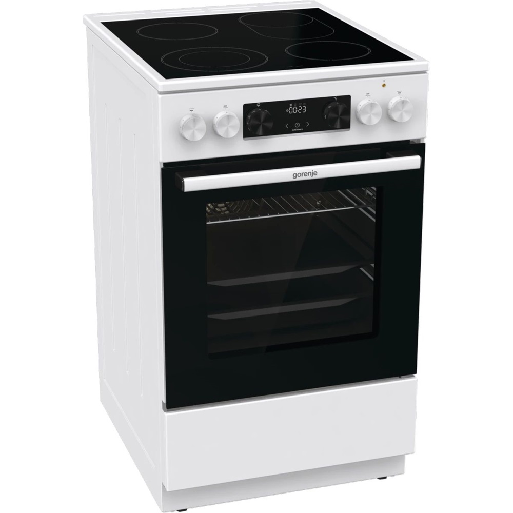 Gorenje GECS5C70WA szürke, szabadonálló, kerámialapos, elektromos, főzőzóna: 4, sütő:70L, grill, tűzhely