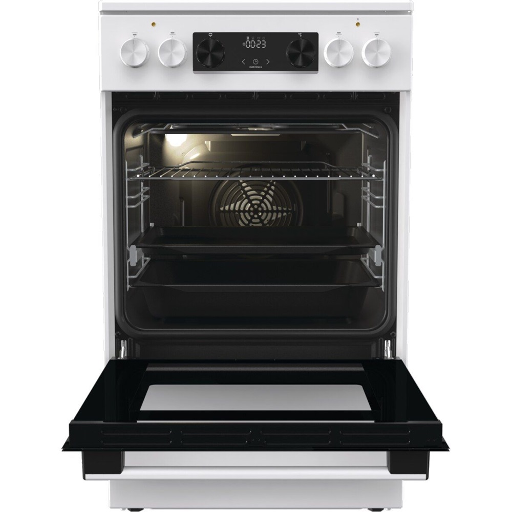 Gorenje GECS5C70WA szürke, szabadonálló, kerámialapos, elektromos, főzőzóna: 4, sütő:70L, grill, tűzhely