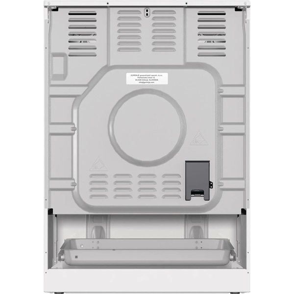 Gorenje GECS6C70WPA fehér, szabadonálló, kerámialapos, elektromos, főzőzóna: 4, sütő:71L, grill, tűzhely