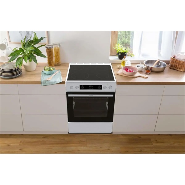 Gorenje GECS6C70WPA kerámialapos fehér elektromos tűzhely