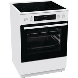 Gorenje GECS6C70WPA kerámialapos fehér elektromos tűzhely (Használt - B)