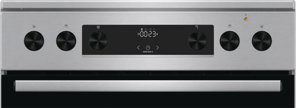 Gorenje GECS6C70XPA inox-fekete, szabdonálló, kerámialapos, főzőzóna:4, sütőtér:71L, tűzhely