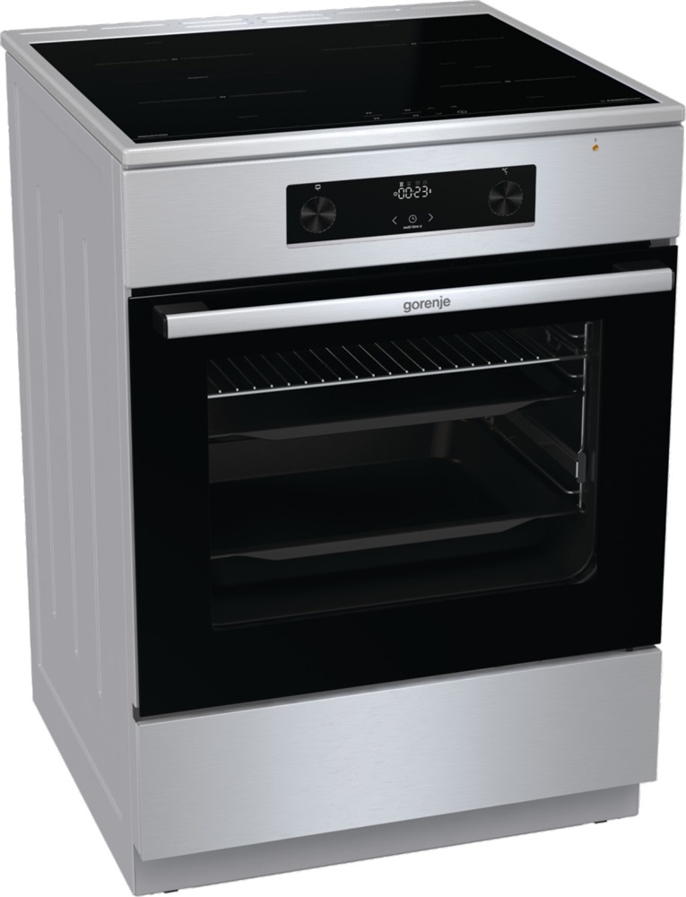 Gorenje GEIT6C60XPG szürke, szabadonálló, indukciós, főzőzóna: 4, sütő:71L, grill, tűzhely