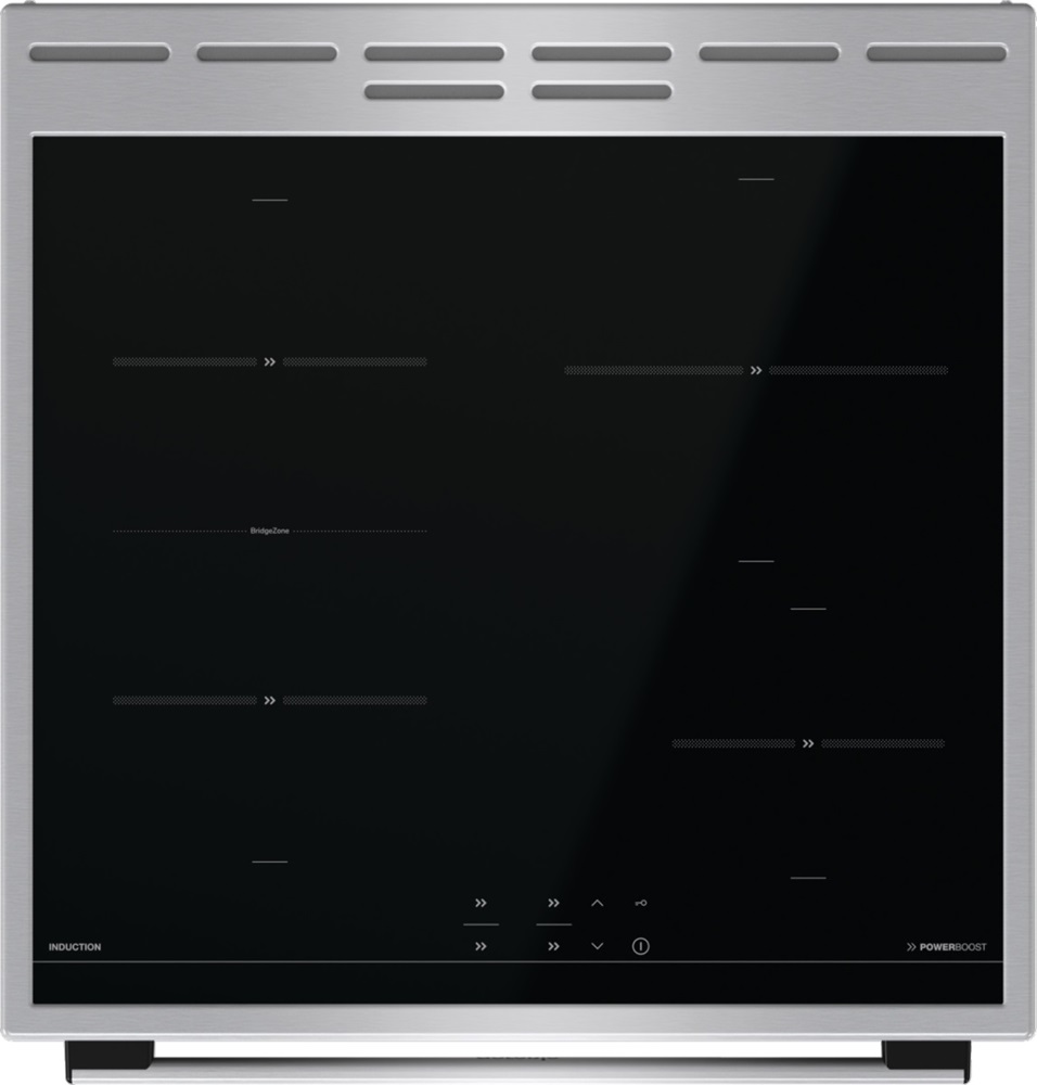 Gorenje GEIT6C60XPG szürke, szabadonálló, indukciós, főzőzóna: 4, sütő:71L, grill, tűzhely