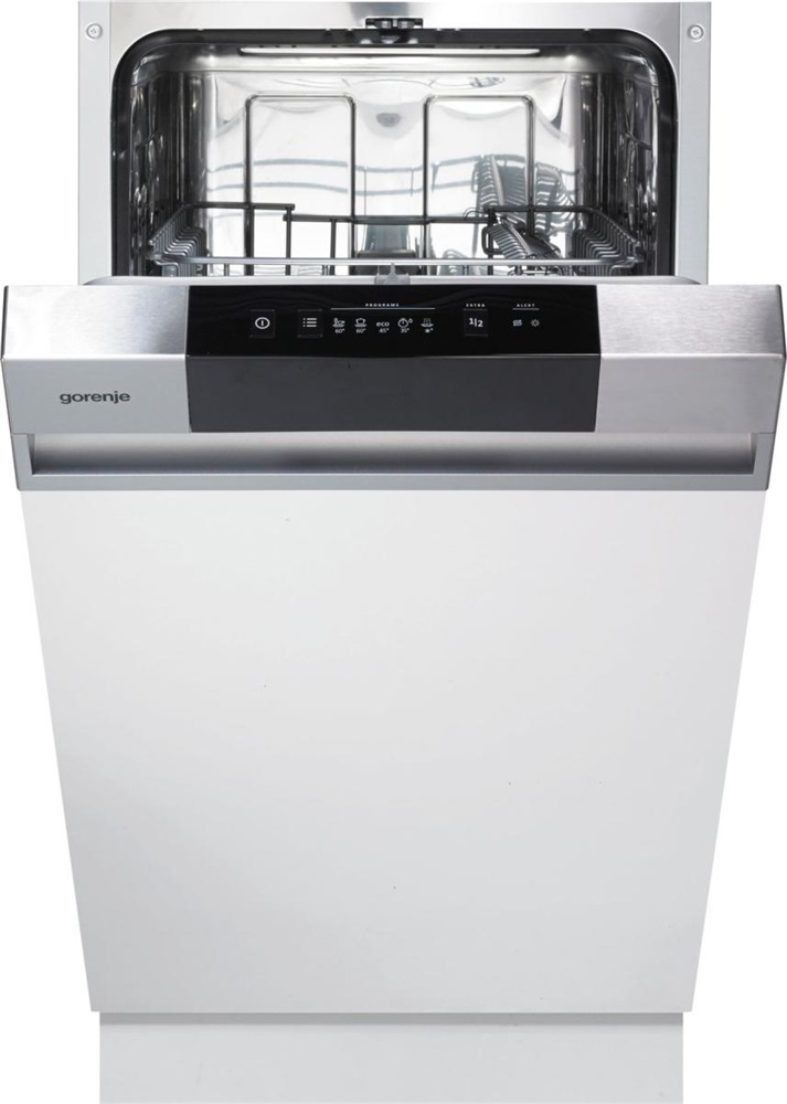 Gorenje GI520E15X programok száma: 5, keskeny beépíthető, 9 terítékes mosogatógép (Újszerű)