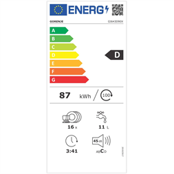 Gorenje GI643D90X beépíthető mosogatógép
