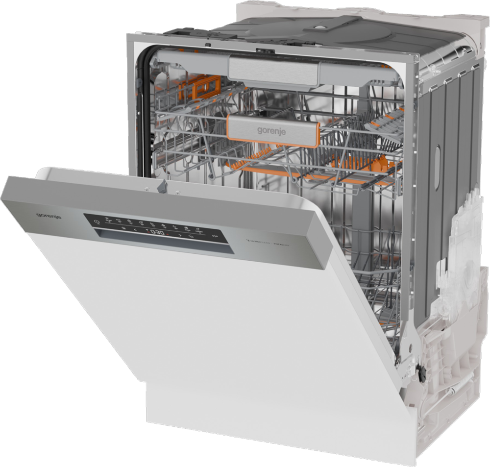 Gorenje GI673A91X programok száma: 7, beépíthető, 16 terítékes mosogatógép 