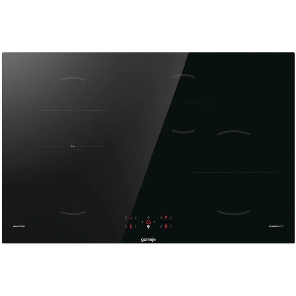 Gorenje GI821FM fekete, beépíthető, indukciós, főzőzóna:4, beépítési méret:80cm főzőlap