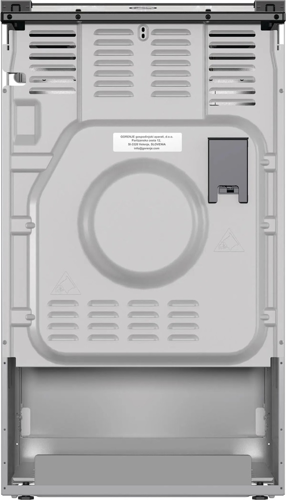 Gorenje GK5C41SJ inox, szabadonálló, gáz, kombinált, főzőzóna: 4, sütő:62L, grill, tűzhely