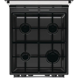 Gorenje GK5C41SJ inox, szabadonálló, gáz, kombinált, főzőzóna: 4, sütő:62L, grill, tűzhely