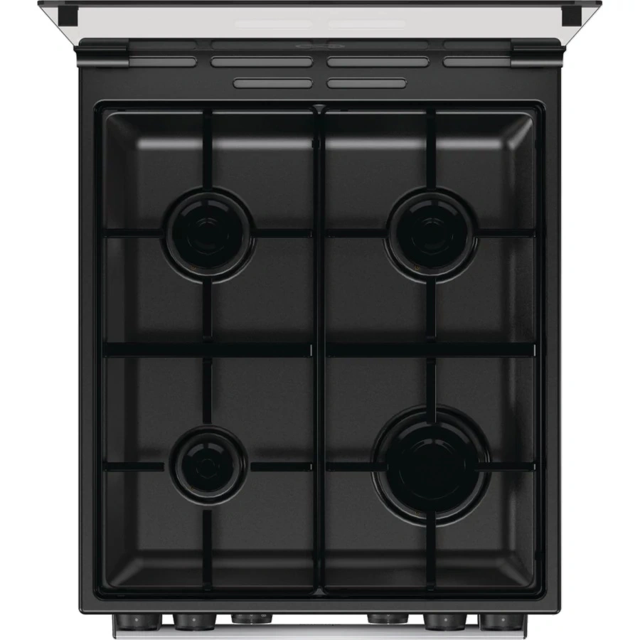 Gorenje GK5C41SJ inox, szabadonálló, gáz, kombinált, főzőzóna: 4, sütő:62L, grill, tűzhely