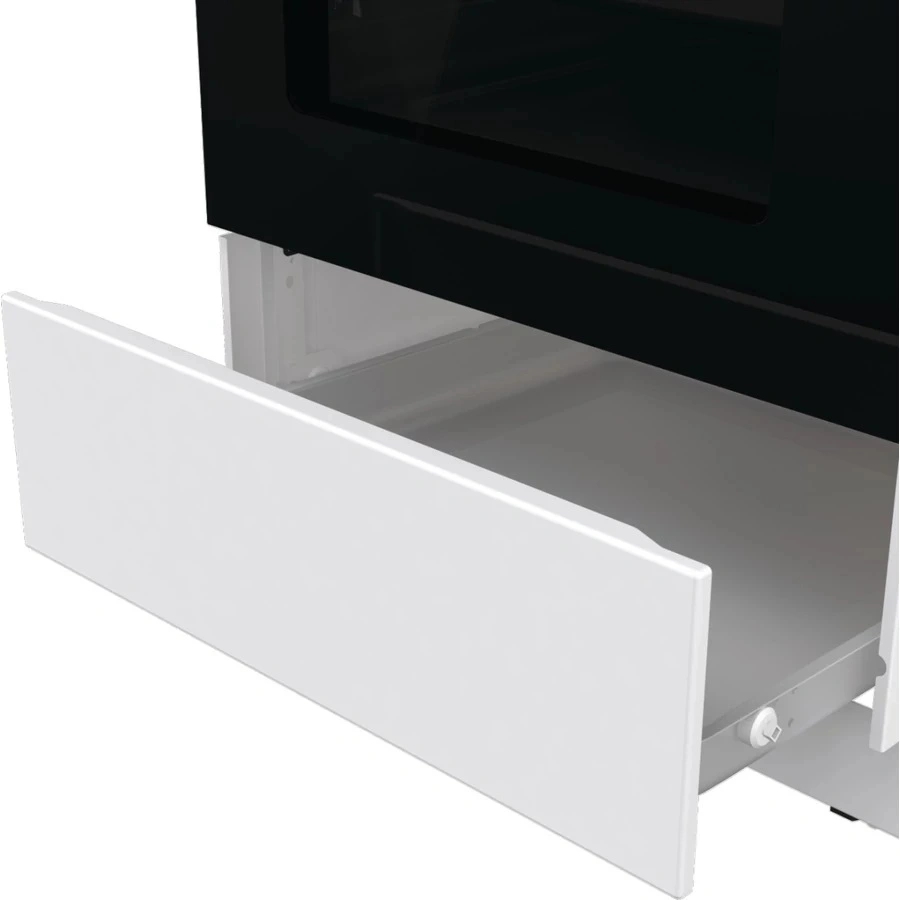 Gorenje GK5C41WH-B fehér, szabadonálló, gáz, kombinált, főzőzóna: 4, sütő:77L, grill, tűzhely