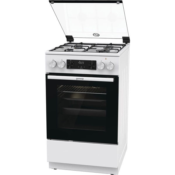 Gorenje GK5C41WJ fehér kombinált tűzhely (Újszerű)