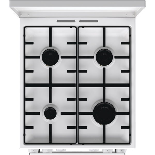Gorenje GK5C42WH-B fehér, szabadonálló, gáz, kombinált, főzőzóna: 4, sütő:70L, grill, tűzhely (Újszerű)
