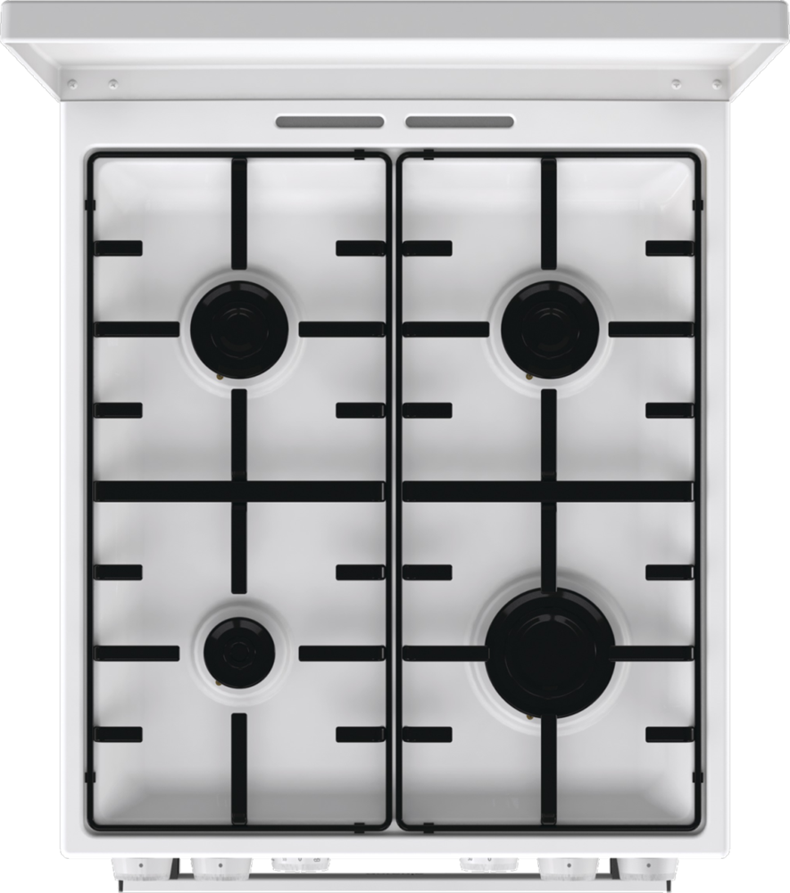 Gorenje GK5C42WH-B fehér, szabadonálló, gáz, kombinált, főzőzóna: 4, sütő:70L, grill, tűzhely (Újszerű)