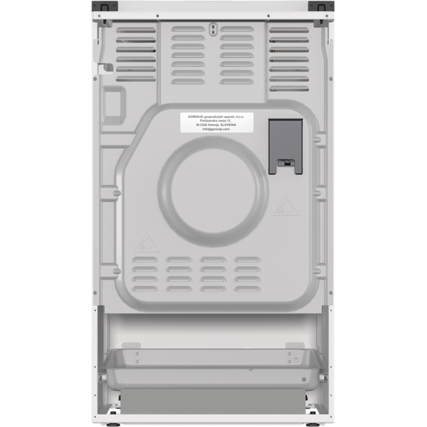 Gorenje GK5C42WH-B fehér, szabadonálló, gáz, kombinált, főzőzóna: 4, sütő:70L, grill, tűzhely (Újszerű)