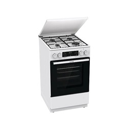Gorenje GK5C42WJ fehér, szabadonálló, gáz, kombinált, főzőzóna: 4, sütő:62L, grill, tűzhely (Újszerű)