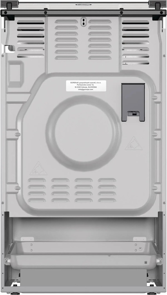 Gorenje GK5C62SH inox, szabadonálló, gáz, kombinált, főzőzóna: 4, sütő:70L, grill, tűzhely