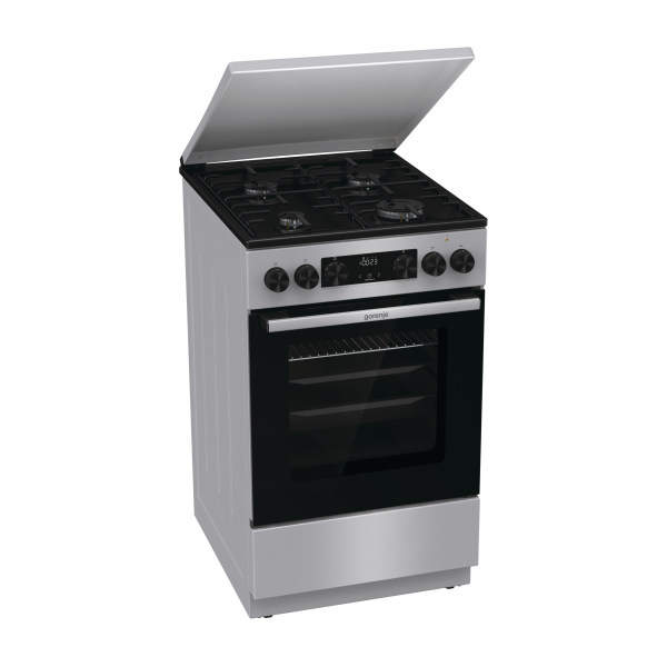 Gorenje GK5C63SH szürke, szabadonálló, gáz, kombinált, főzőzóna: 4, sütő:70L, grill, tűzhely