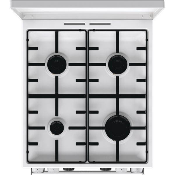 Gorenje GK5C64WH fehér, szabadonálló, gáz, kombinált, főzőzóna: 4, sütő:70L, grill, tűzhely (Újszerű)
