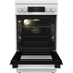 Gorenje GK5C64WH fehér, szabadonálló, gáz, kombinált, főzőzóna: 4, sütő:70L, grill, tűzhely (Újszerű)