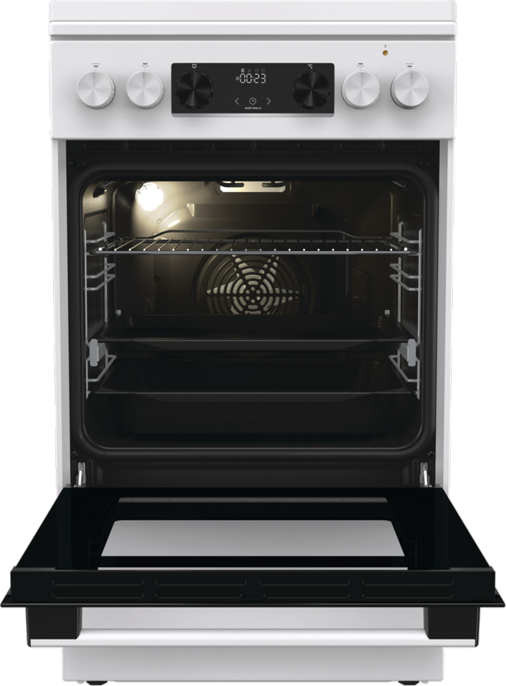 Gorenje GK5C64WH fehér, szabadonálló, gáz, kombinált, főzőzóna: 4, sütő:70L, grill, tűzhely (Újszerű)